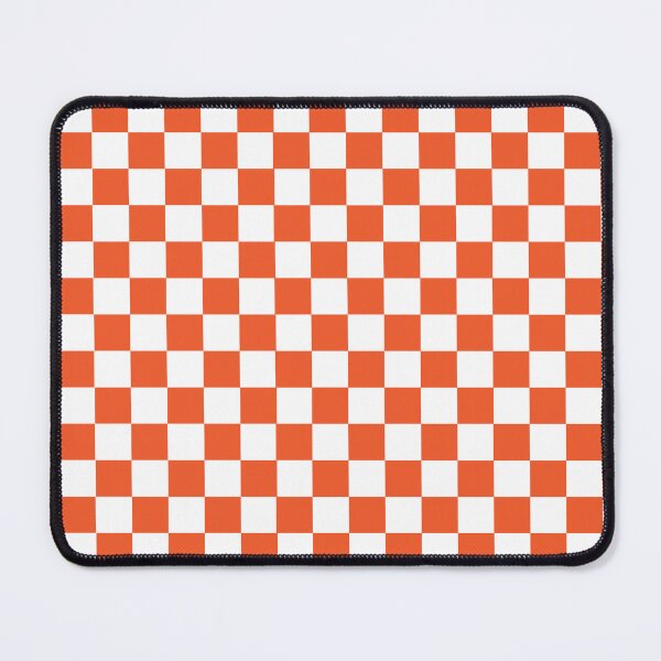 Item preview, Checkered White and Orange Pattern designed and sold by LinDraws.