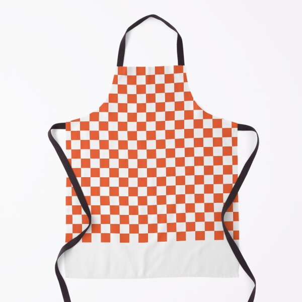 Item preview, Checkered White and Orange Pattern designed and sold by LinDraws.