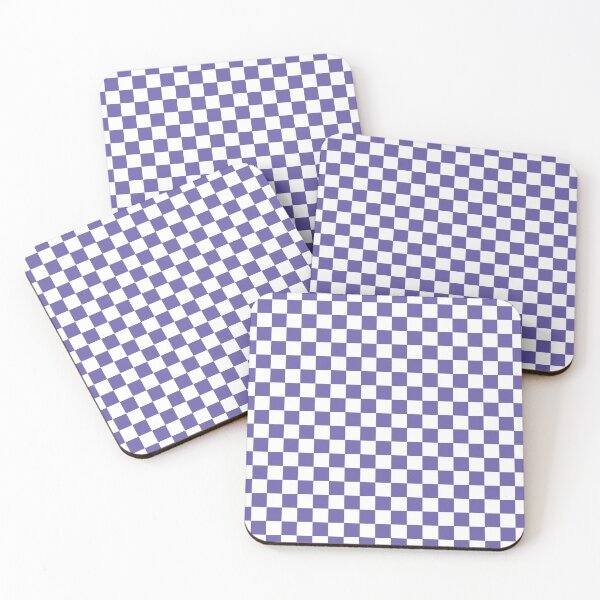 Item preview, Checkered White and Purple Pattern designed and sold by LinDraws.