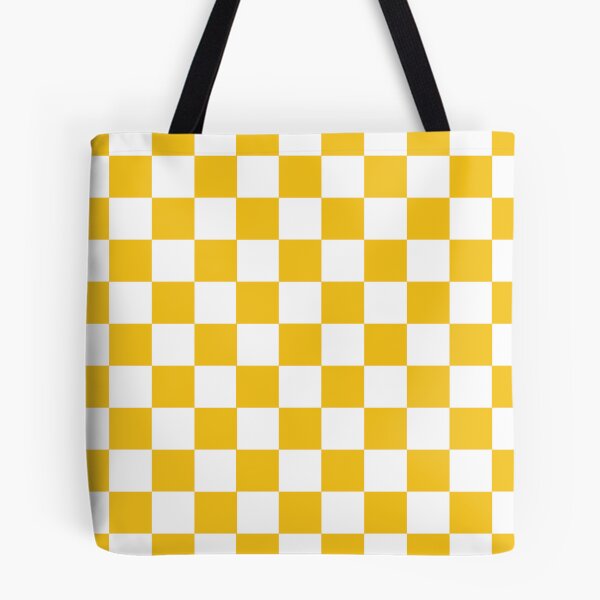 Item preview,  Checkered White and Yellow Pattern designed and sold by LinDraws.