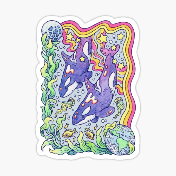 Artikel-Vorschau von Orcas der Erde | Kunst zum Schutz der Ozeane, designt und verkauft von OMEGAFAUNA.