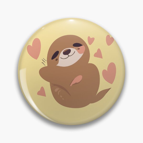 Item preview, Cute Sloth in Love Yellow designed and sold by FocalFrenzy.