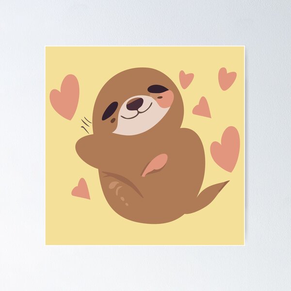 Item preview, Cute Sloth in Love Yellow designed and sold by FocalFrenzy.