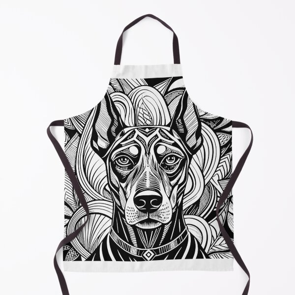 Item preview, Transform Any Space with This Exquisite Doberman Tile Design designed and sold by Rosa Elena Albornoz Mendez.