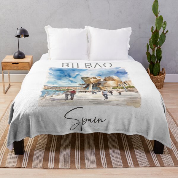 Item preview, Watercolor Design of Bilbao - Spain designed and sold by Sketch-Shack.