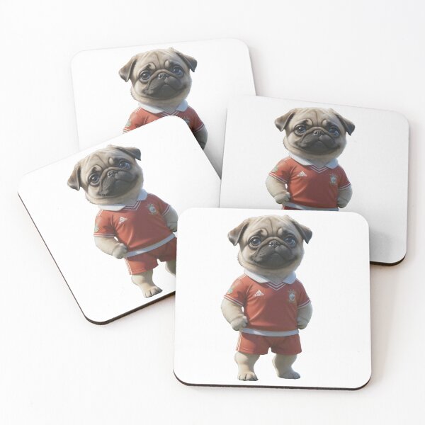 Item preview, Liverpool the reds Football Pug Dog designed and sold by GiwuArt777.