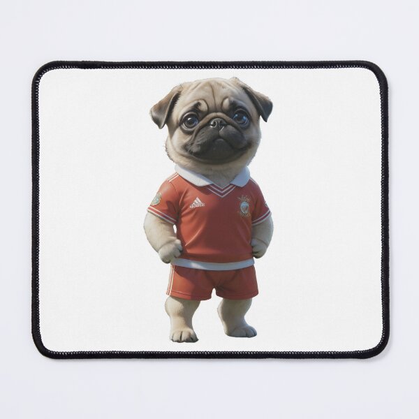 Item preview, Liverpool the reds Football Pug Dog designed and sold by GiwuArt777.