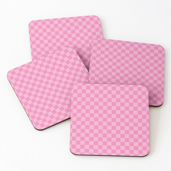 Item preview, Checkered Monochrome Light Pink Pattern designed and sold by LinDraws.