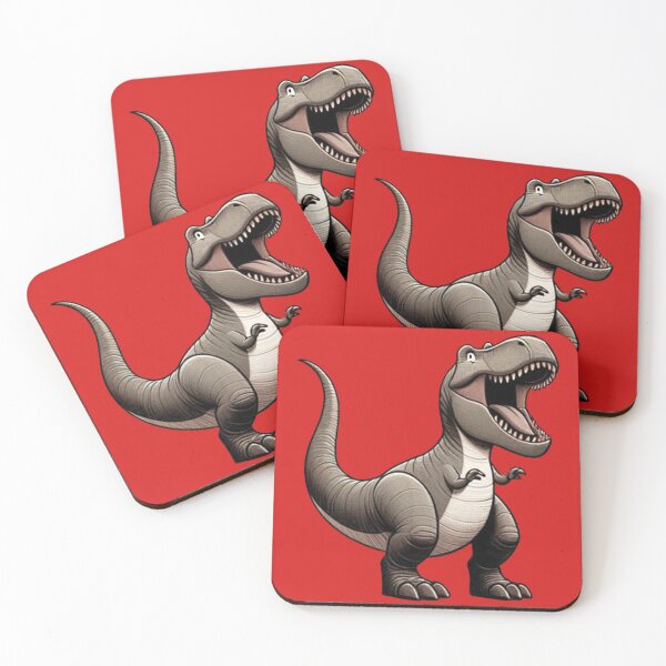 Item preview, Storybook style drawing of a T-Rex designed and sold by ScroggMcGoose.