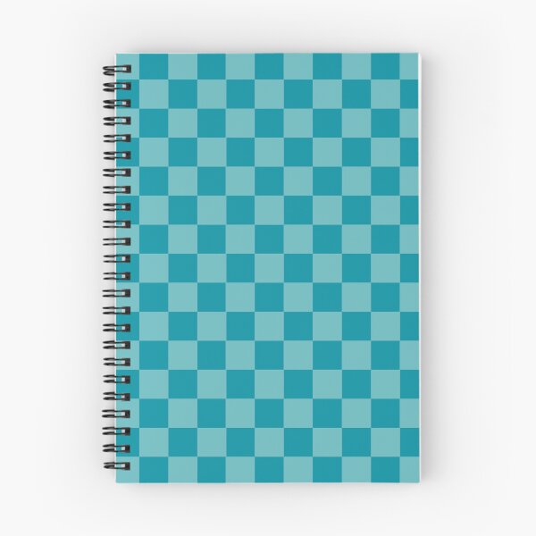 Item preview, Checkered Monochrome Teal Pattern designed and sold by LinDraws.