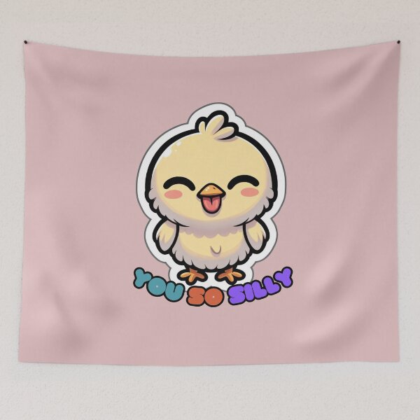Item preview, So Silly -  Cute Fluffy Baby Chick Gift designed and sold by Kate Juergens.