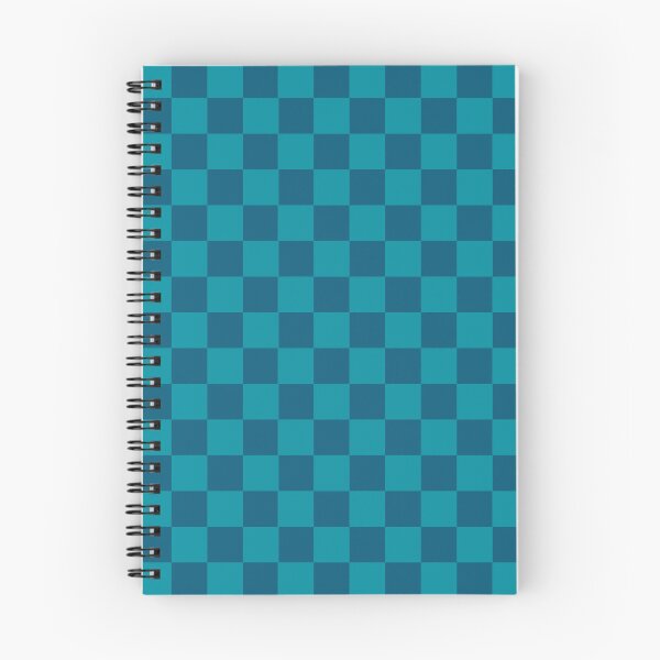 Item preview, Checkered Monochrome Teal Pattern designed and sold by LinDraws.