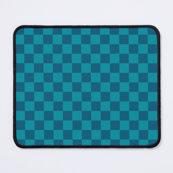 Item preview, Checkered Monochrome Teal Pattern designed and sold by LinDraws.
