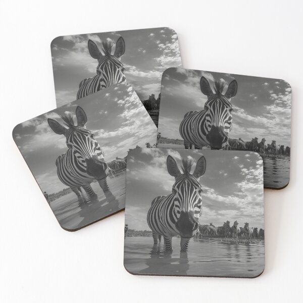 Item preview, Zebra's Waterside Encounter designed and sold by EtherealEchoes.