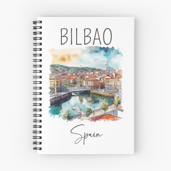 Item preview, Watercolor Design of Bilbao - Spain designed and sold by Sketch-Shack.