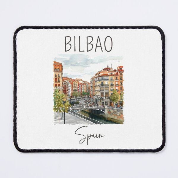 Item preview, Watercolor Design of Bilbao - Spain designed and sold by Sketch-Shack.
