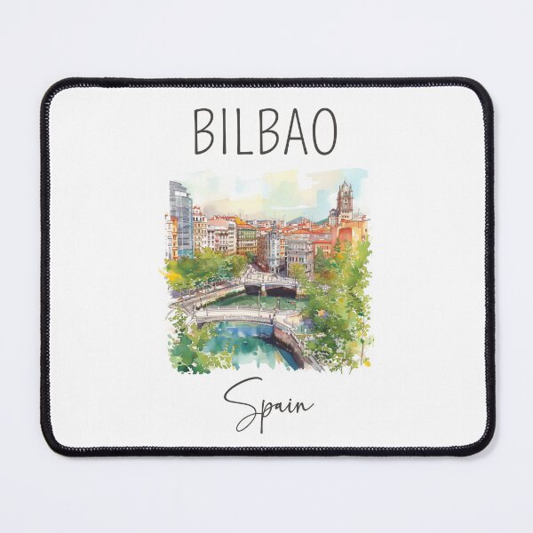 Item preview, Watercolor Design of Bilbao - Spain designed and sold by Sketch-Shack.