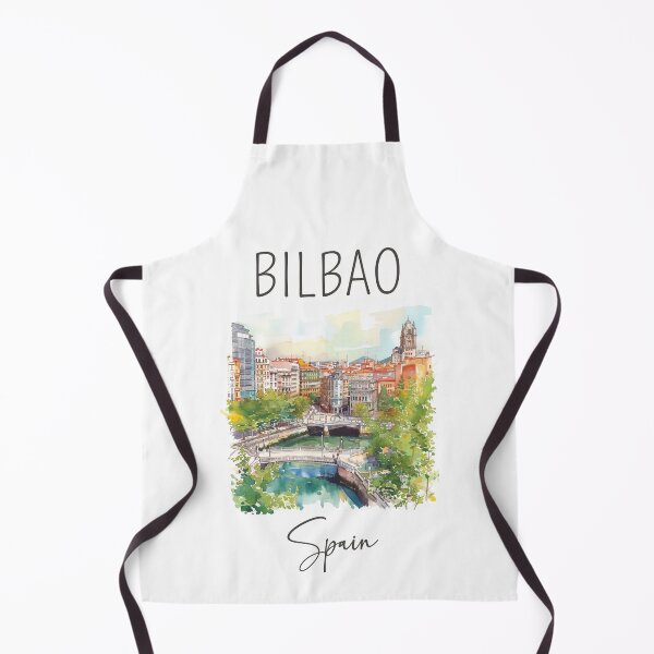 Item preview, Watercolor Design of Bilbao - Spain designed and sold by Sketch-Shack.