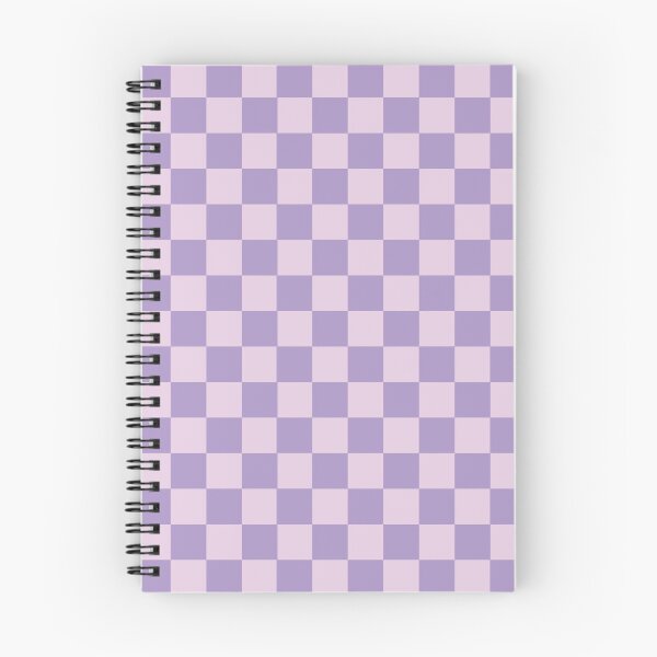 Item preview, Checkered Monochrome Light Purple Pattern designed and sold by LinDraws.