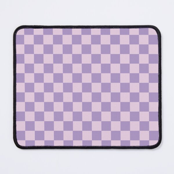Item preview, Checkered Monochrome Light Purple Pattern designed and sold by LinDraws.