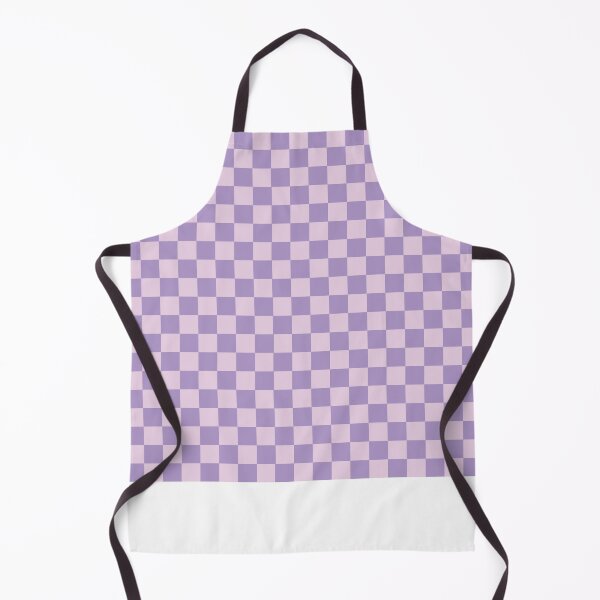 Item preview, Checkered Monochrome Light Purple Pattern designed and sold by LinDraws.