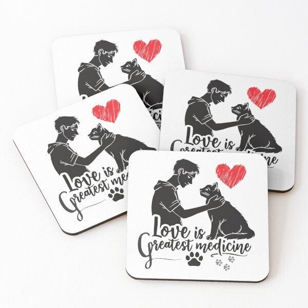 Item preview, Cat Love is The Greatest Medicine 2 Man designed and sold by Psycho-Crazy.