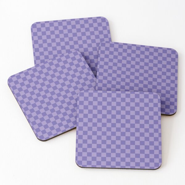 Item preview, Checkered Monochrome Purple Pattern designed and sold by LinDraws.