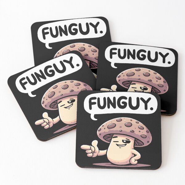 Item preview, Funny Funguy Fungy Mushroom designed and sold by DoodleDashShop.