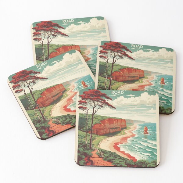 Item preview, Great Ocean Road Australia Vintage Poster Tourism designed and sold by TravelersGems.