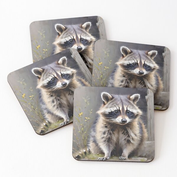 Item preview, Raccoon Oil Painting designed and sold by xKingLobox.