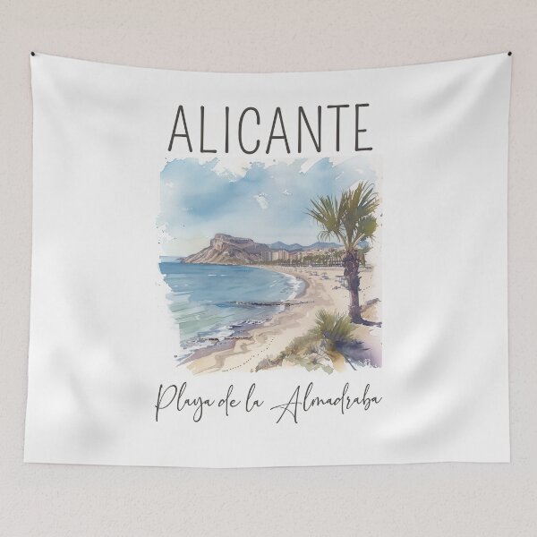 Item preview, Watercolor Design of Alicante - Spain designed and sold by Sketch-Shack.