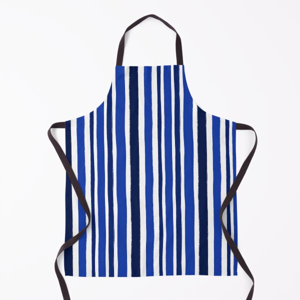 Item preview, Multi Blue Stripes Freehand designed and sold by OneThreeSix.