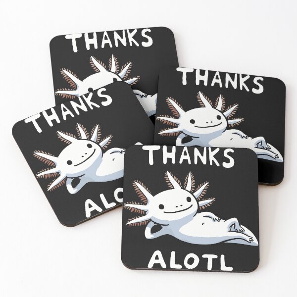 Item preview, Thanks Alot Axolotl designed and sold by DoodleDashShop.