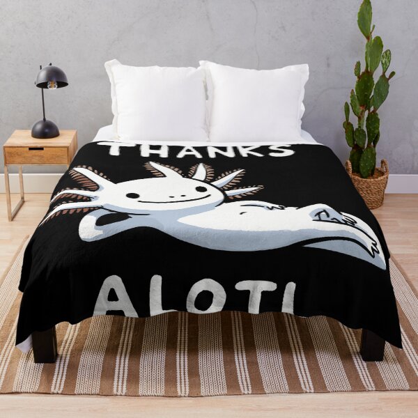 Item preview, Thanks Alot Axolotl designed and sold by DoodleDashShop.