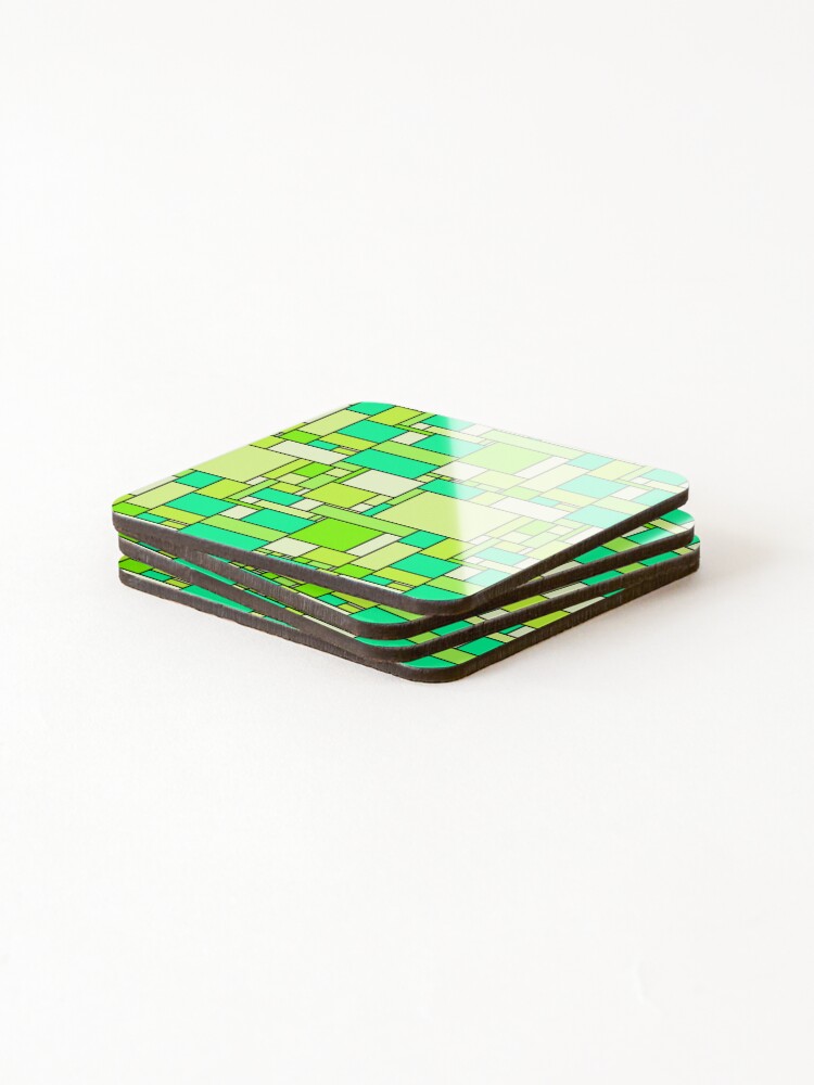 Thumbnail 4 of 5, Coasters (Set of 4), Springtime Boxes designed and sold by EMStantonDesign.