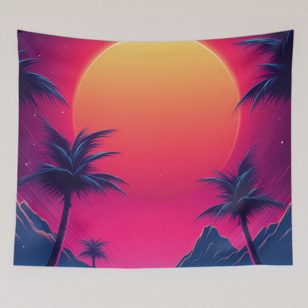 Item preview, Hypercolor Horizon: Atmospheric Synthwave Overdrive designed and sold by Mullet Monkey.