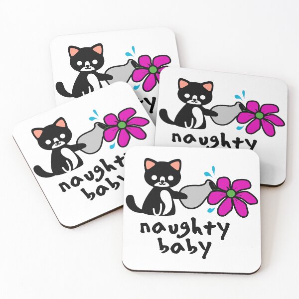 Item preview, kawaii tuxedo black cat being naughty designed and sold by AstroSeed.