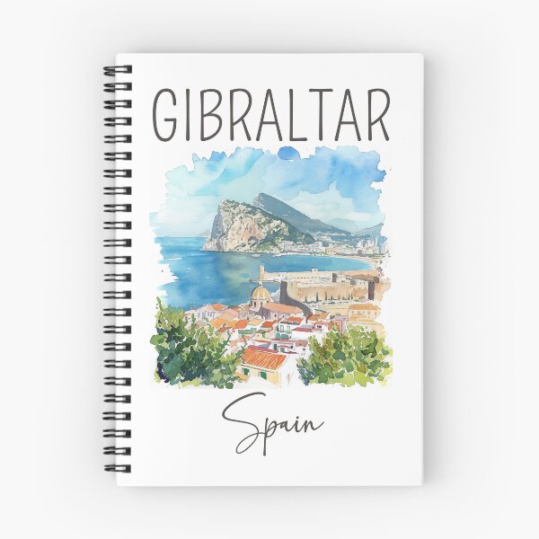 Item preview, Watercolor Design of Gibraltar - Spain designed and sold by Sketch-Shack.