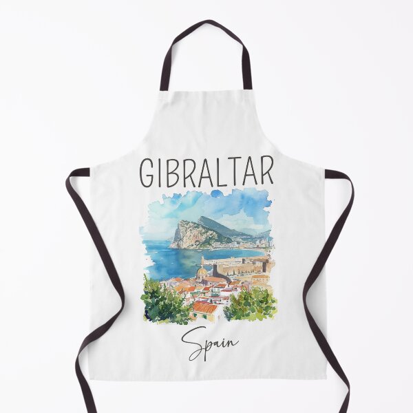 Item preview, Watercolor Design of Gibraltar - Spain designed and sold by Sketch-Shack.