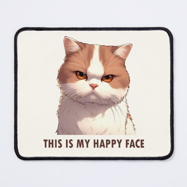 Item preview, This is my Happy Face Cat designed and sold by ironydesigns.