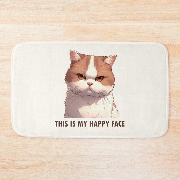 Item preview, This is my Happy Face Cat designed and sold by ironydesigns.