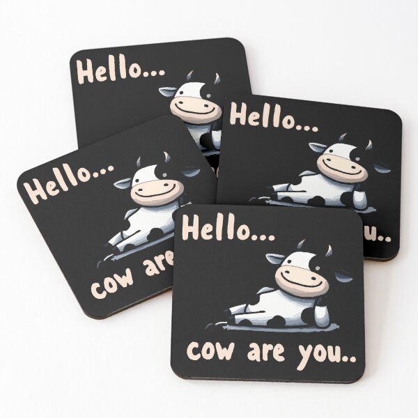 Item preview, How are you Cow are you designed and sold by DoodleDashShop.