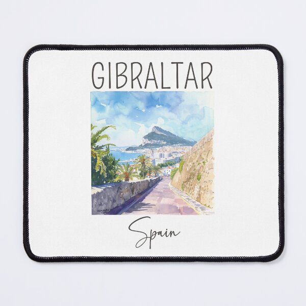Item preview, Watercolor Design of Gibraltar - Spain designed and sold by Sketch-Shack.