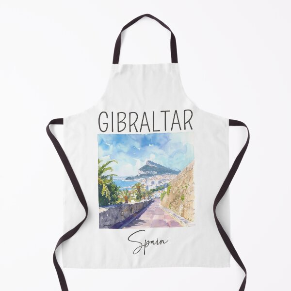 Item preview, Watercolor Design of Gibraltar - Spain designed and sold by Sketch-Shack.