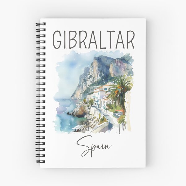 Item preview, Watercolor Design of Gibraltar - Spain designed and sold by Sketch-Shack.