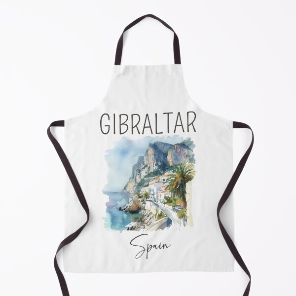 Item preview, Watercolor Design of Gibraltar - Spain designed and sold by Sketch-Shack.