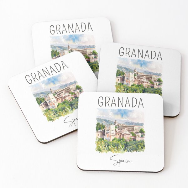Item preview, Watercolor Design of Granada - Spain designed and sold by Sketch-Shack.