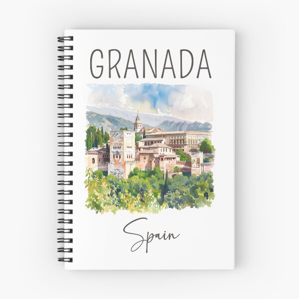 Item preview, Watercolor Design of Granada - Spain designed and sold by Sketch-Shack.
