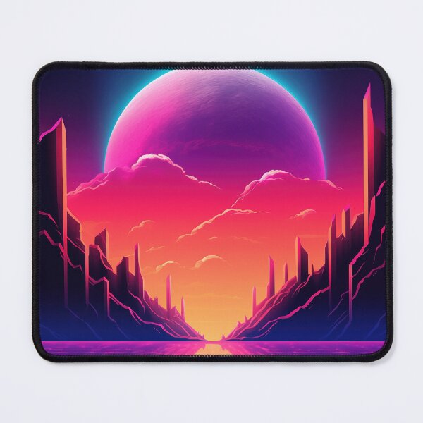 Item preview, Eclipsed Hues: Intense Retrowave Chroma Dreams designed and sold by Mullet Monkey.