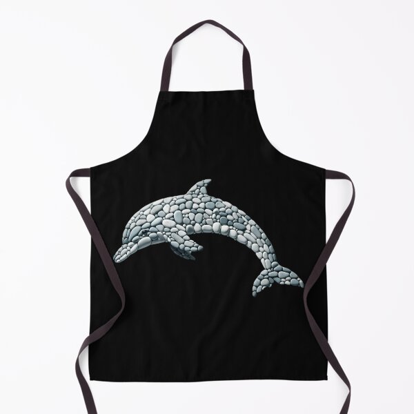 Item preview, Pebble Art Dolphin - Ocean's Graceful Navigator designed and sold by MachineDesigned.